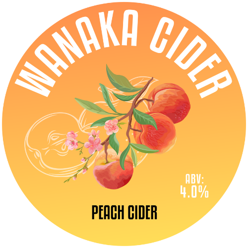 Wānaka Cider - Peach Cider - 4.0%